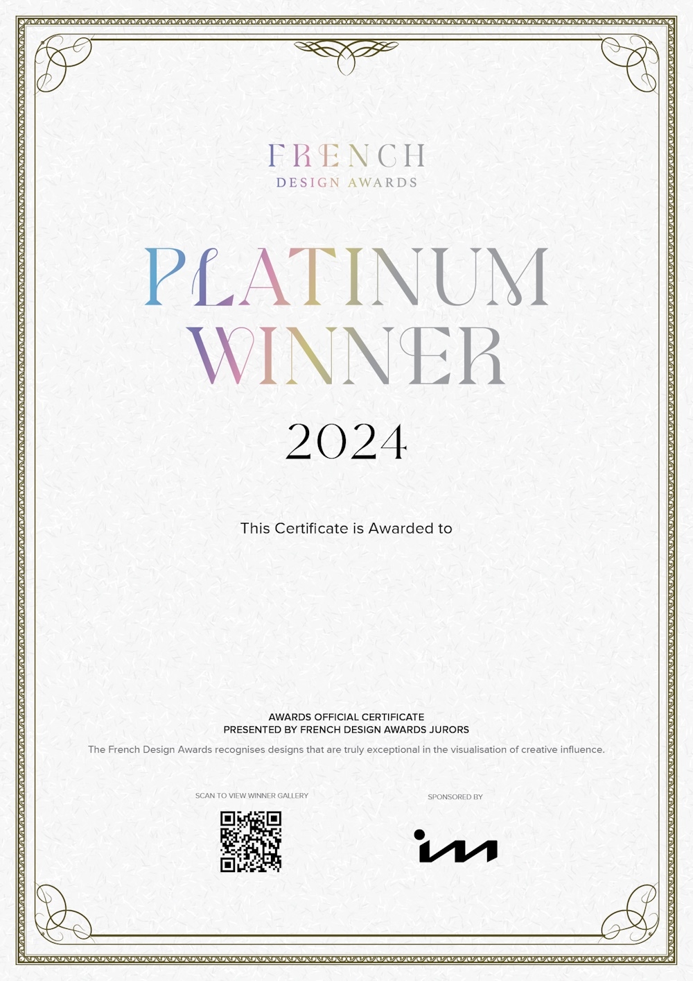 2024 ¼ϲʿ Winner Certificates